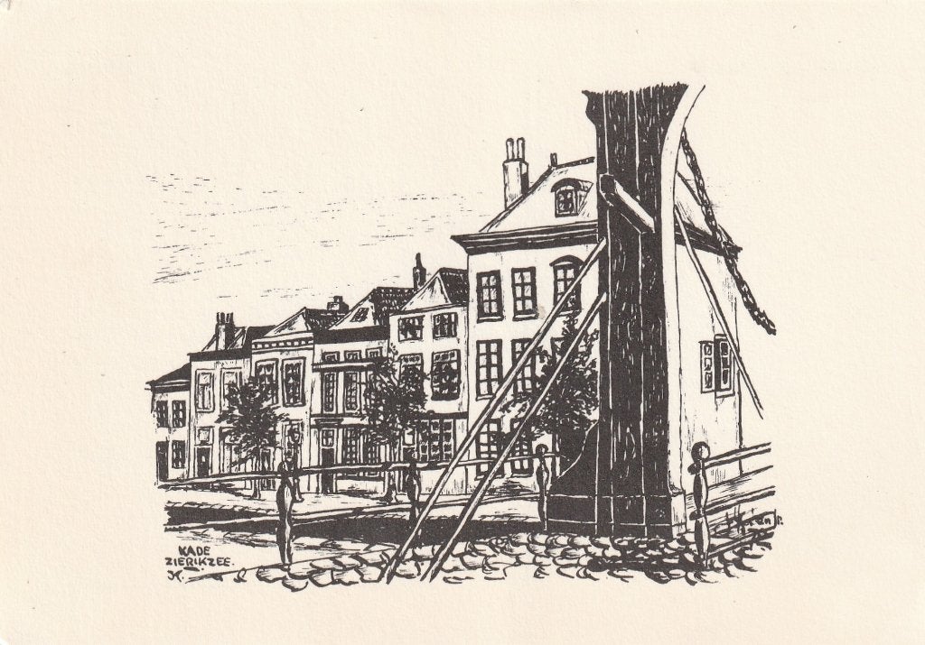 ZIERIKZEE Kade gr.f., Verzenden, 1960 tot 1980, Gelopen, Zeeland