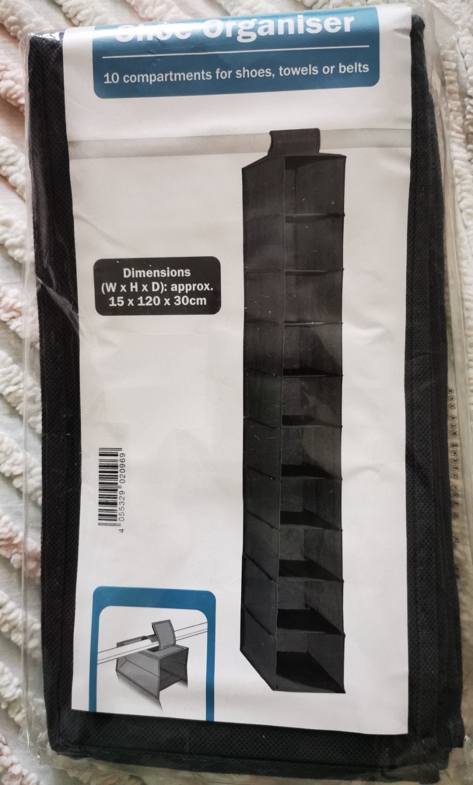 Nieuwe Schoenen Organizer Donkergrijs 15x120x30 cm, Ophalen of Verzenden, Nieuw