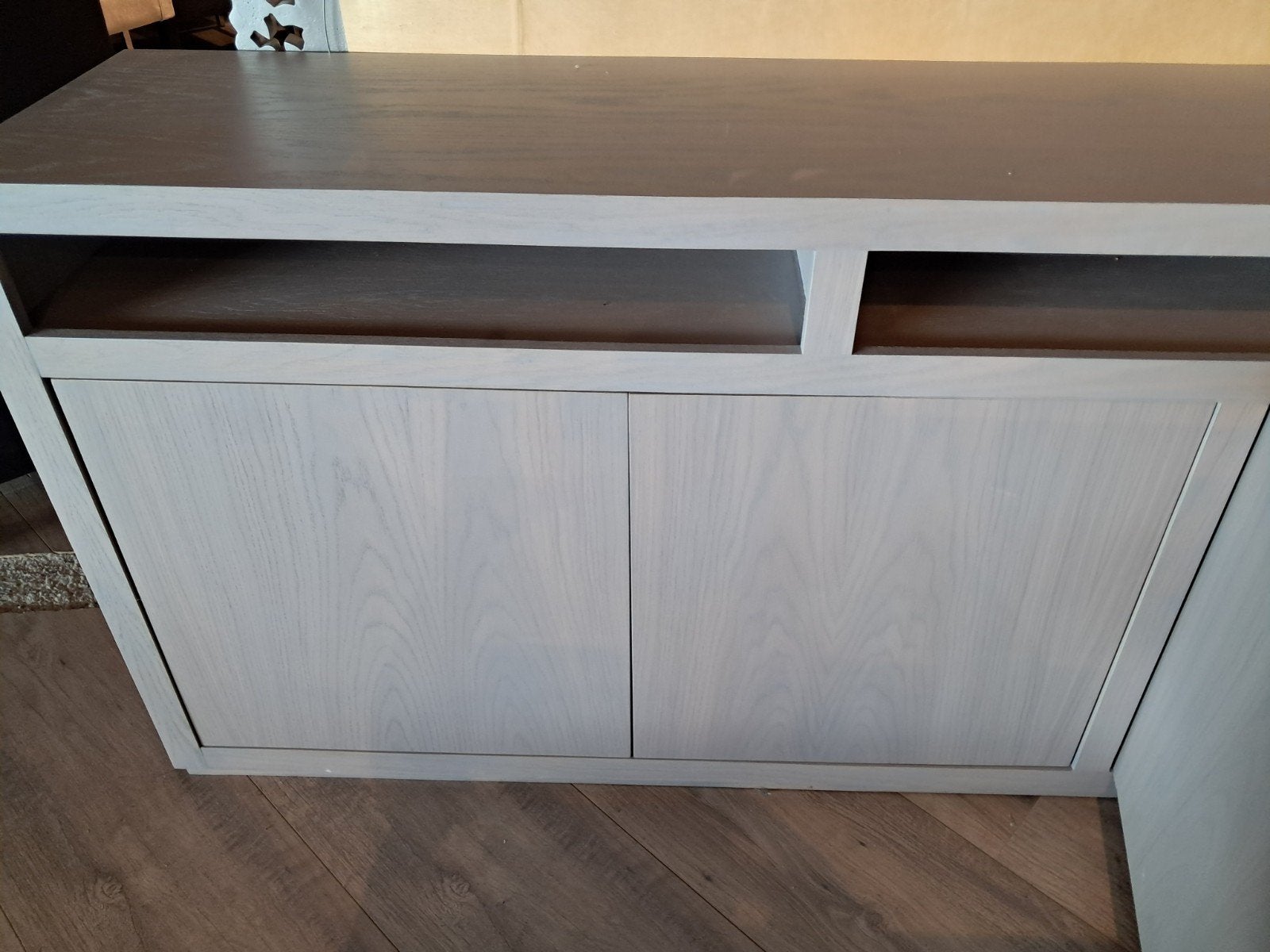 set van Dressoir,eetkamertafel,roomdivider VOOR €495, Ophalen, Gebruikt, Eikenhout, Met deur(en)
