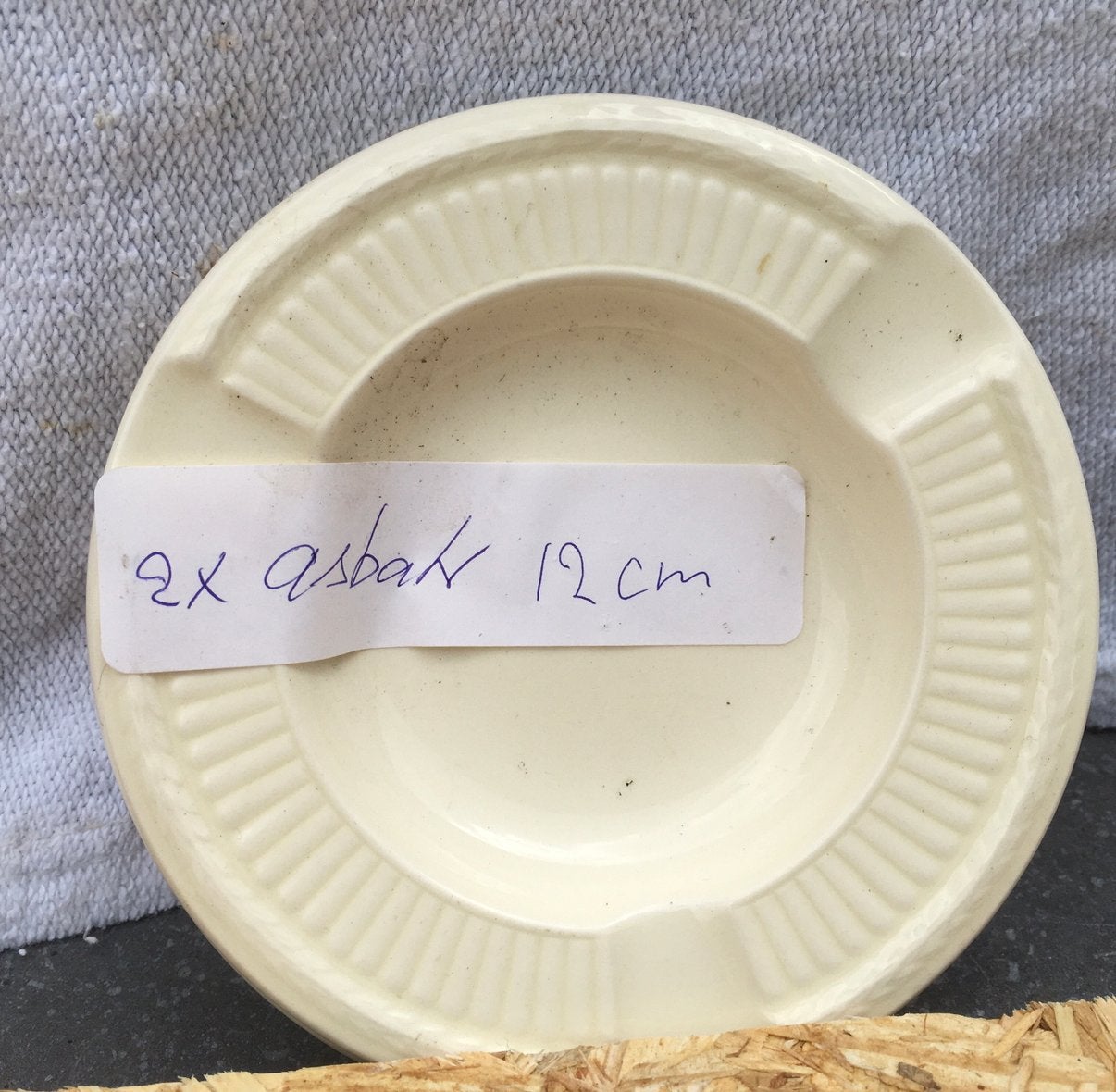 Wedgwood asbakken 2x, Ophalen of Verzenden, Nieuw, Aardewerk, Overige typen