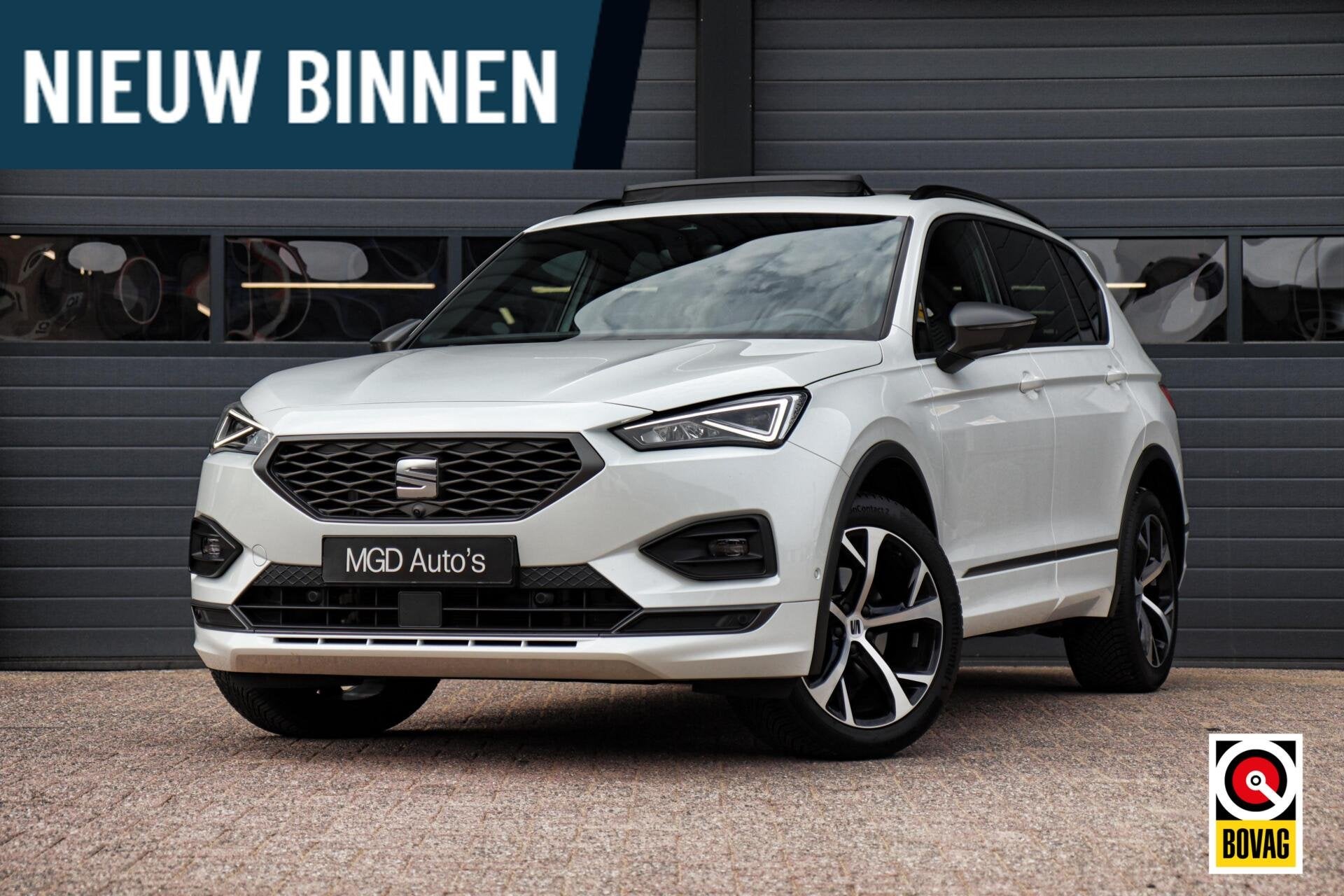Seat Tarraco 1.5 TSI FR 7P |LED|BEATS|PANODAK|360 CAMERA|KEY, Auto's, Seat, 4 cilinders, 7 stoelen, Wit, 14 km/l