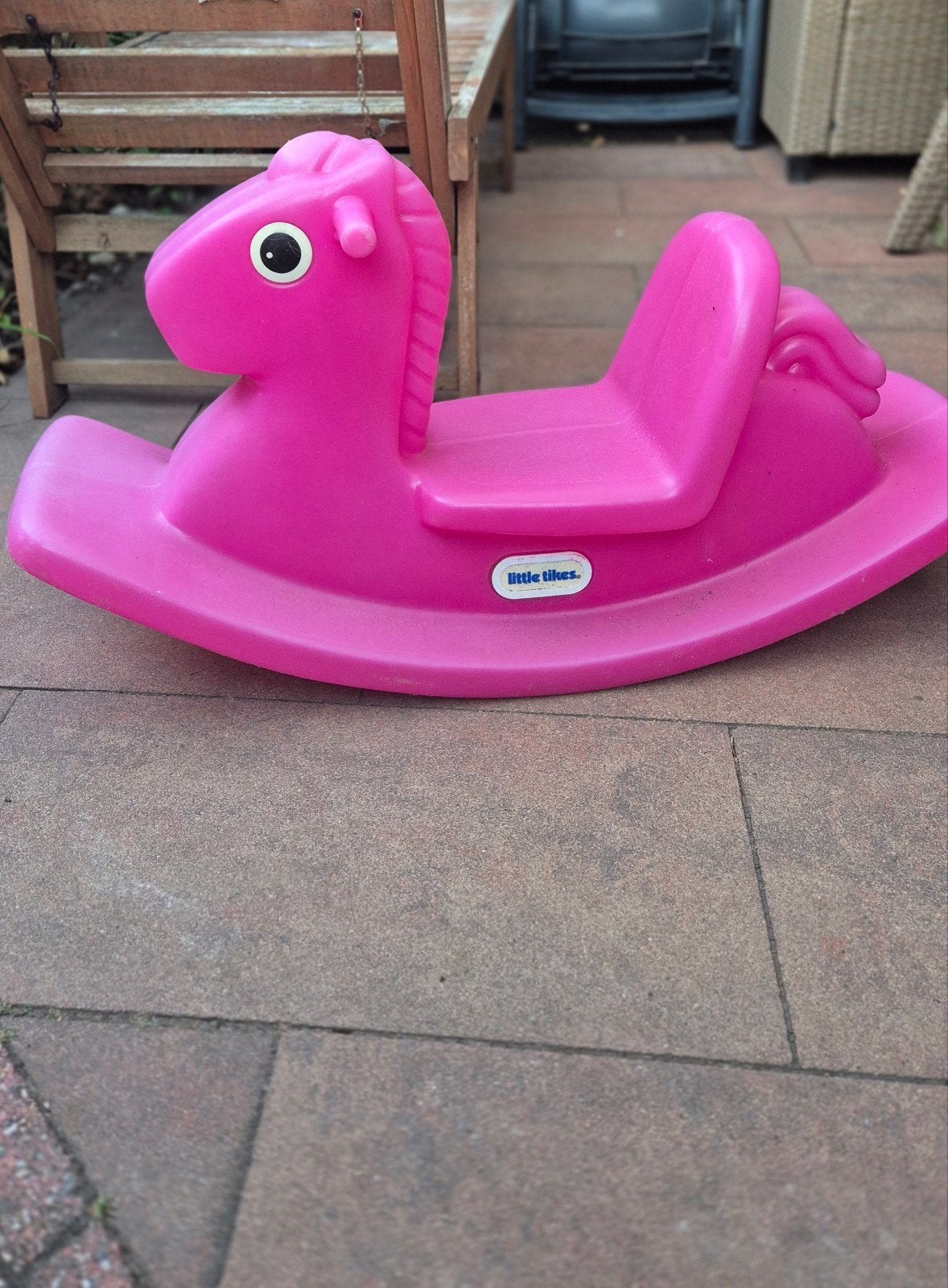Roze schommelpaard little tikes, Kinderen en Baby's, Speelgoed | Buiten | Los speelgoed, Ophalen