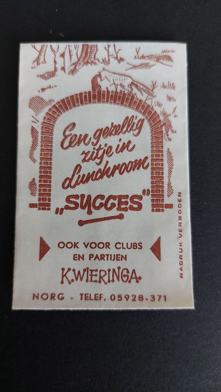 Norg, Lunchroom "Succes", Verzenden, Nederland