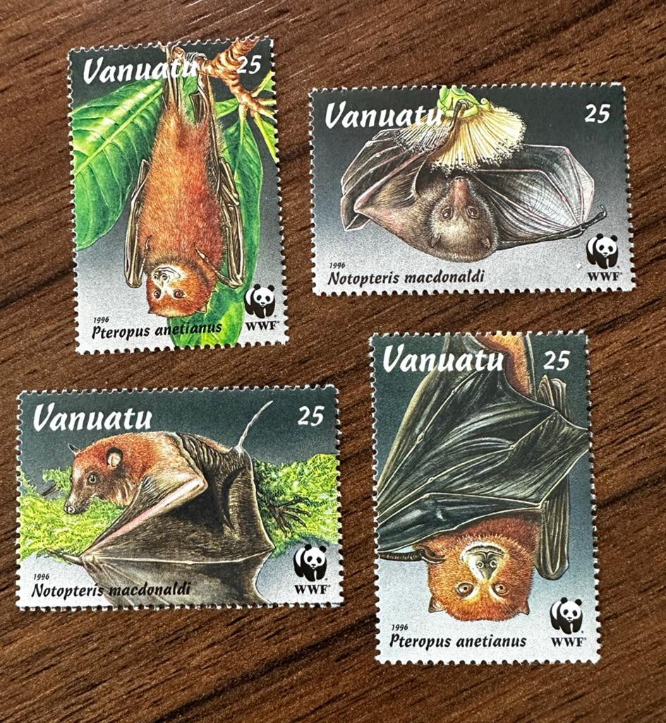 Vanuatu 1996 WWF Vleermuizen Postfris Postzegels, Ophalen of Verzenden, Postfris