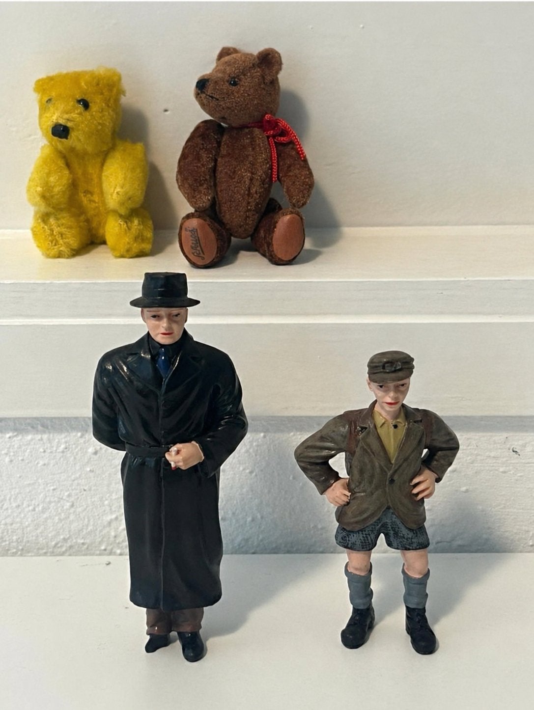 4 vintage Schuco modelauto figuren en beren West Germany, Verzenden, Zo goed als nieuw