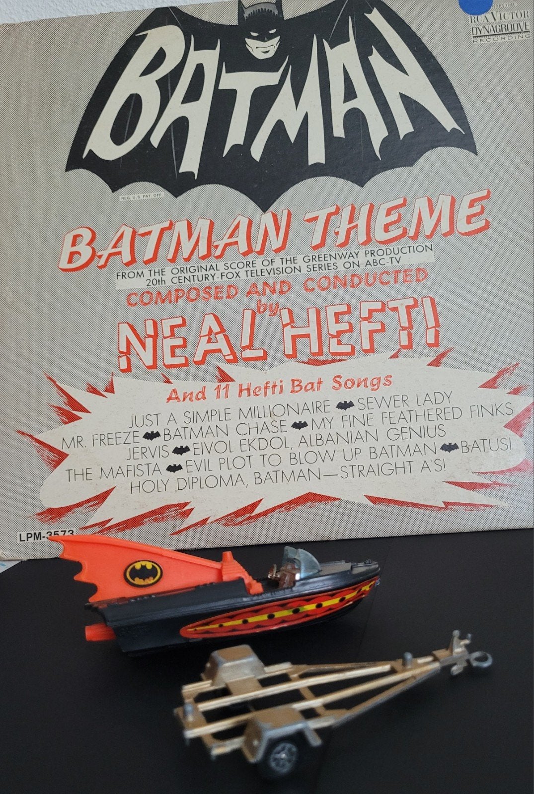 Batman Batboat 1976 Corgi Toys, Ophalen of Verzenden, Gebruikt, Auto's