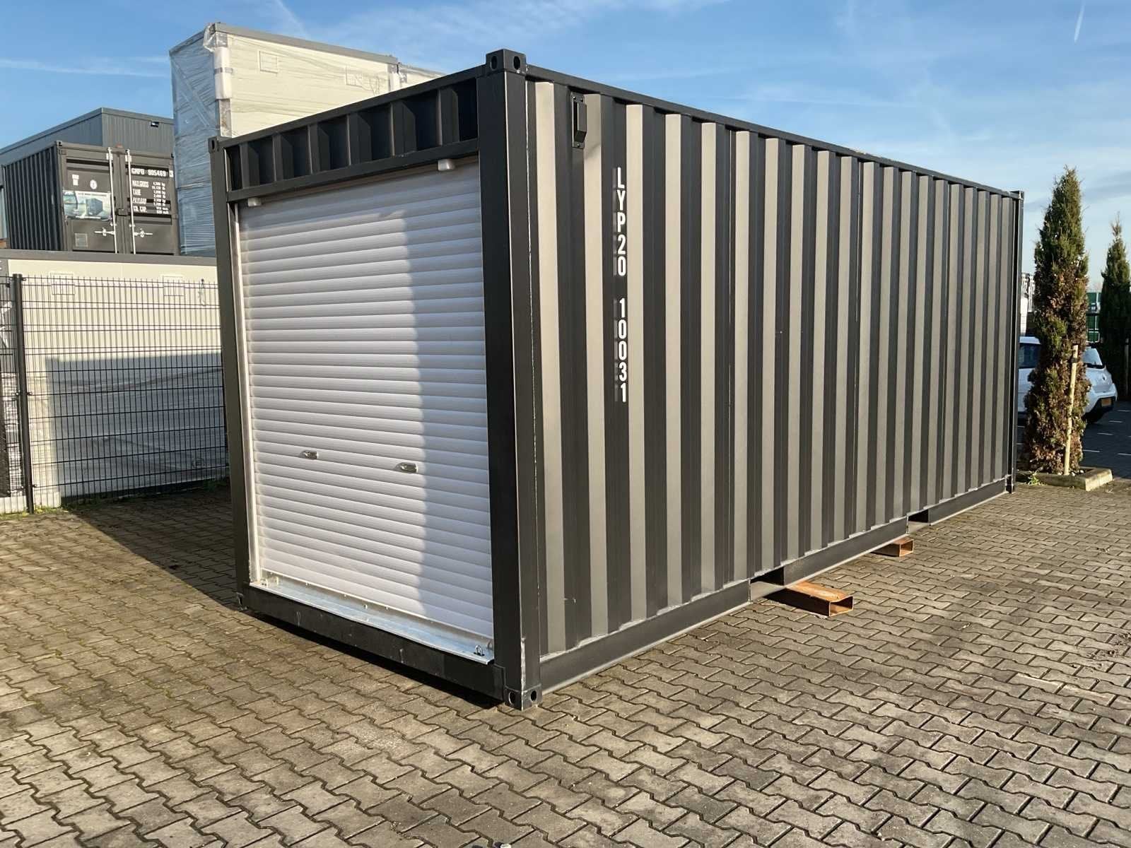 Rhino-Cross-Containers 20ft Zeecontainer met roldeur