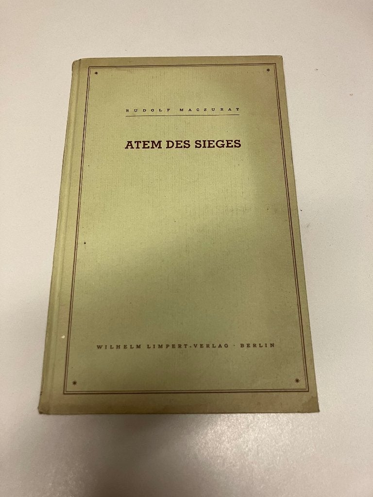 Atem des Sieges Maczurat 1942, Ophalen of Verzenden, Tweede Wereldoorlog, Gelezen, Algemeen