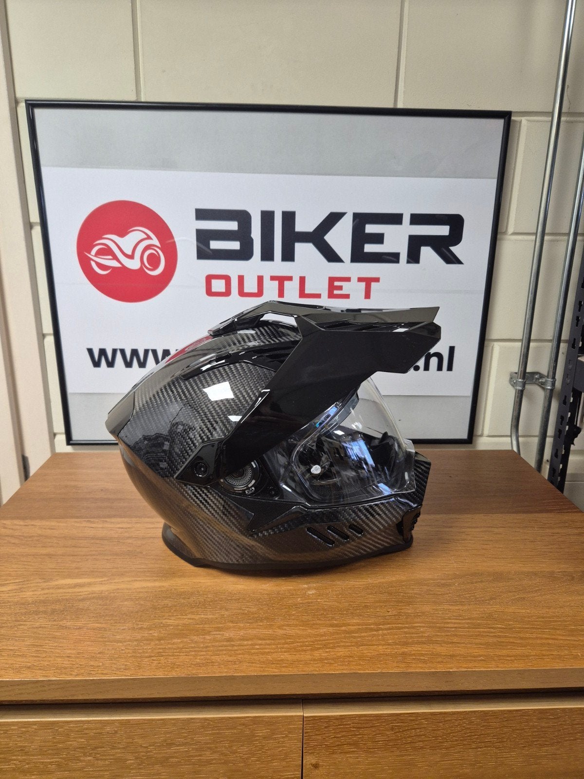 simpson xcursion carbon, maat M, Motoren, M, Dames, Ophalen of Verzenden, Integraalhelm