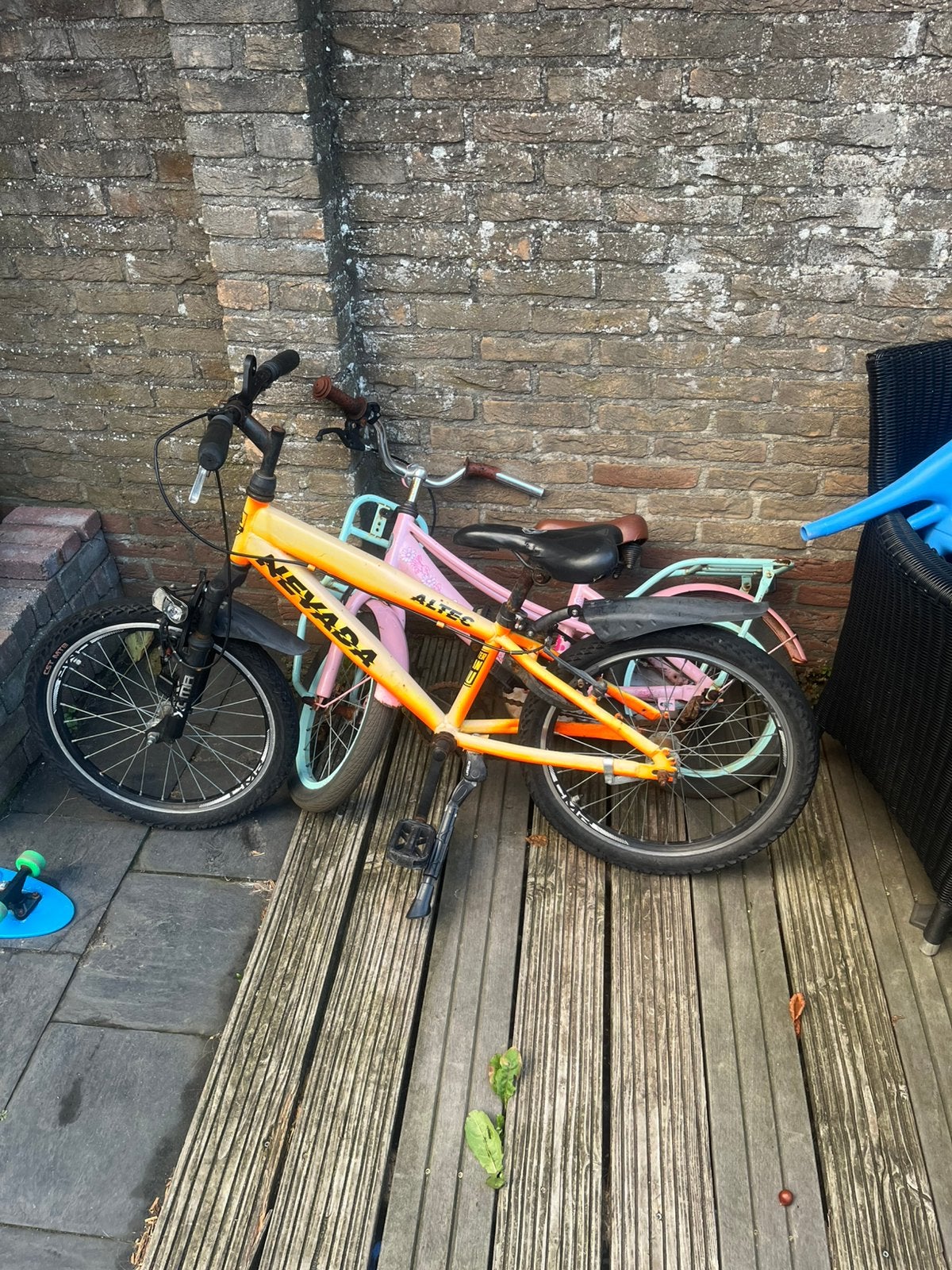 Gratis 2 fietsen/oud ijzer, Ophalen, Gebruikt, Staal, Minder dan 16 inch