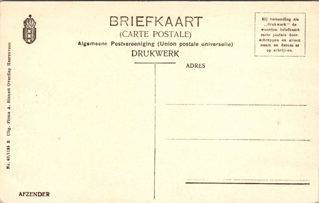 Heerenveen - 12 oude ansichtkaarten, Verzamelen, Verzenden, 1960 tot 1980, Gelopen, Friesland
