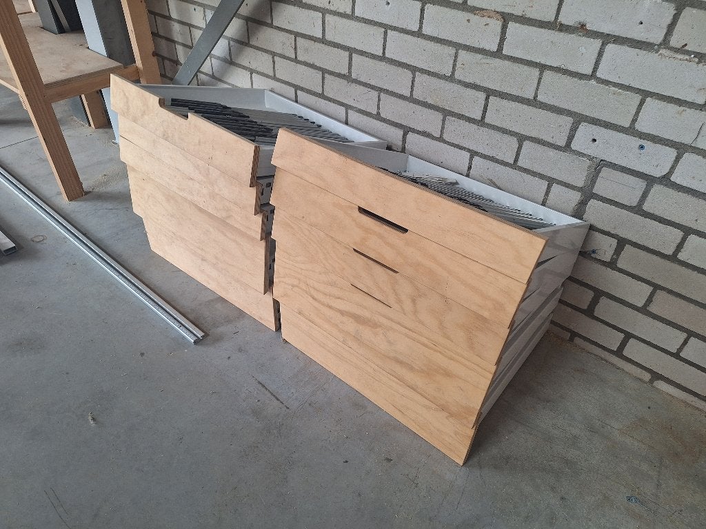 Ikea keuken laden 10x Metod Maximera 703.193.54 / 903.193.48, Ophalen, Wit, 50 tot 100 cm, Zo goed als nieuw