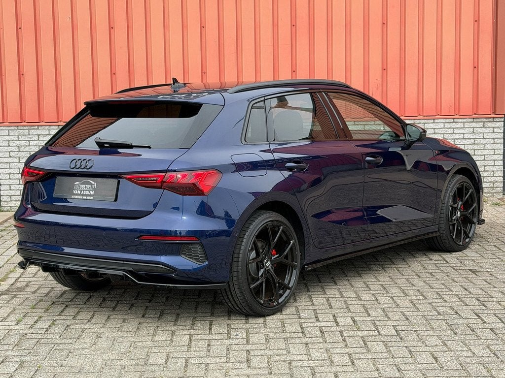 Audi A3 Sportback 40 TFSI e S-Line Sfeer Carplay ACC Lane 19, Auto's, Gebruikt, 4 cilinders, Blauw, Hybride Elektrisch/Benzine