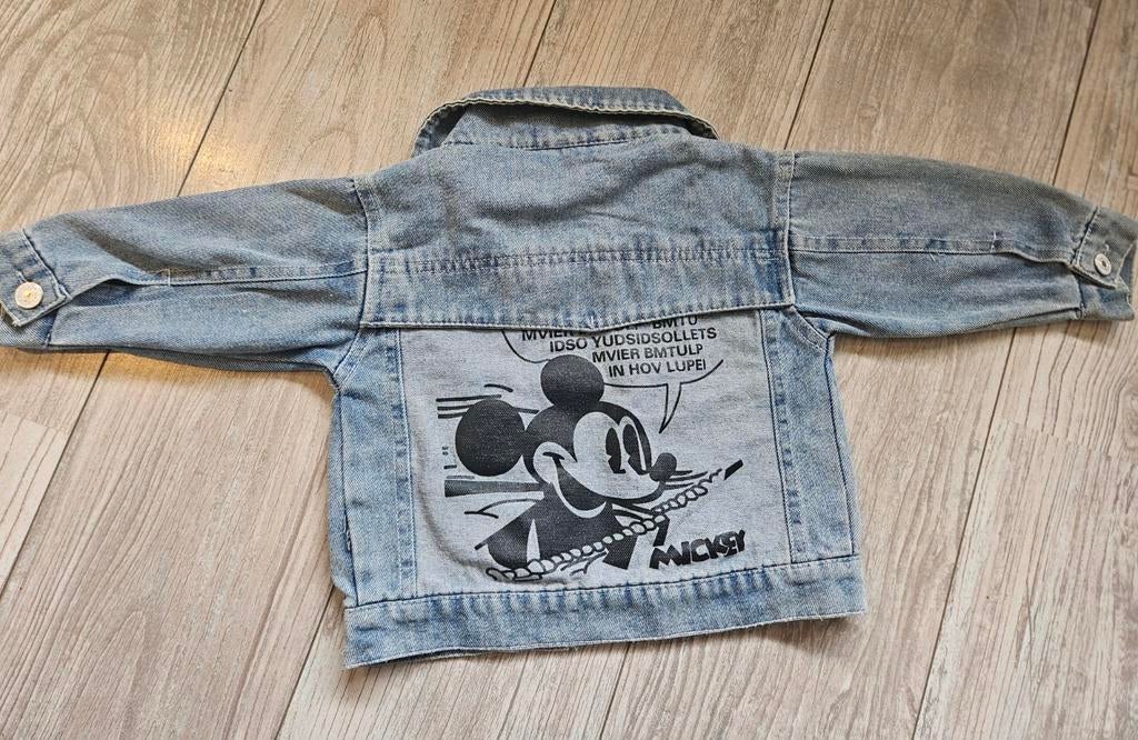Spijkerjasje 92, Kinderen en Baby's, Ophalen of Verzenden, Zo goed als nieuw, Meisje, Jas