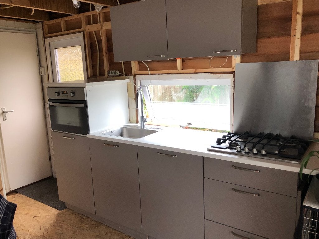 Keuken, Huis en Inrichting, Keuken | Complete keukens, Gebruikt, Overige typen, Overige kleuren, Kunststof, Ophalen