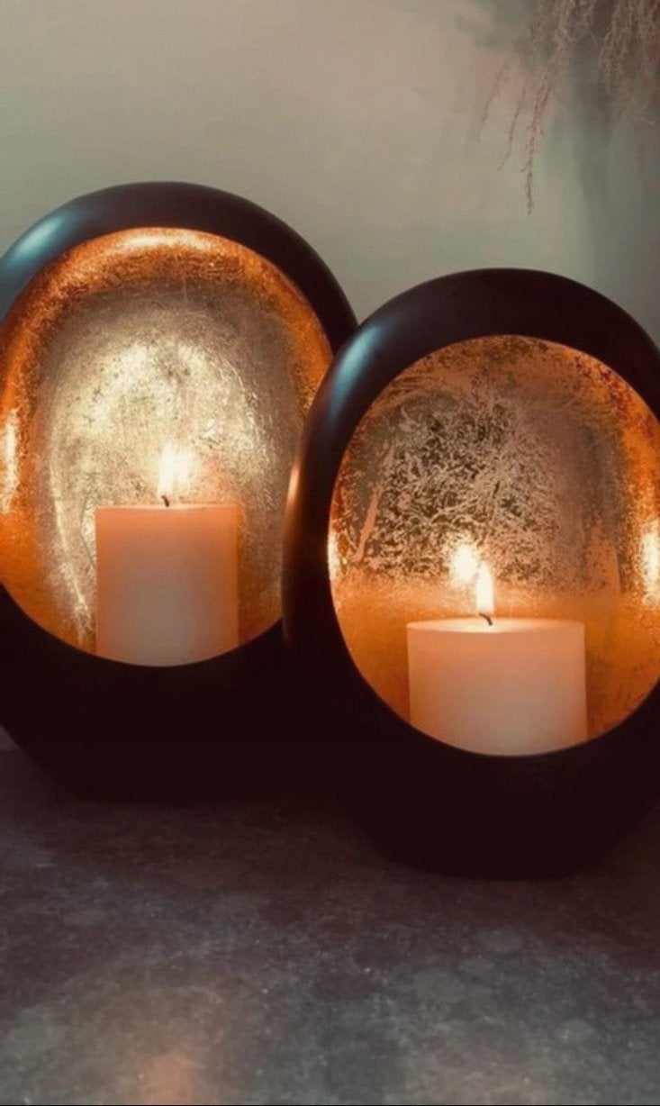 Egg candle L, Zwart, Nieuw, Ophalen of Verzenden, Metaal