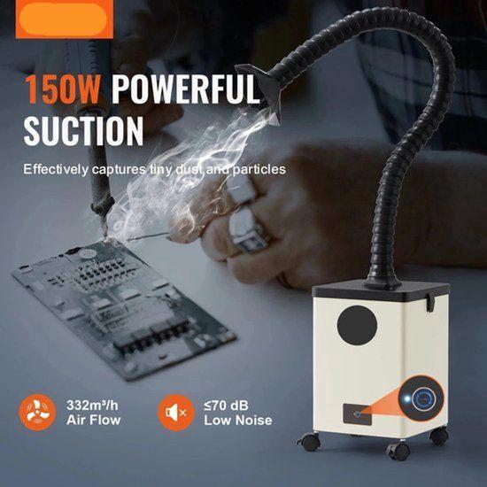 Rookafzuiger - 100W - 5800r/min - 60Hz - Afzuiger Rook - Min, Corvance B.V., Verzenden, Nieuw, Corvancebol@gmail.com