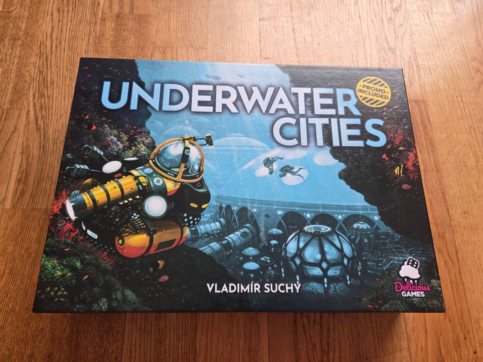 Underwater cities bordspel, Hobby en Vrije tijd, Gezelschapsspellen | Bordspellen, Een of twee spelers, Ophalen of Verzenden, Zo goed als nieuw