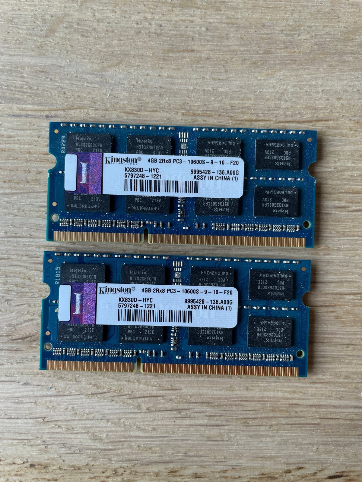 Kingston 4GB DDR3 RAM Geheugen (2 stuks), Computers en Software, RAM geheugen, Gebruikt, DDR3, Ophalen of Verzenden, Laptop