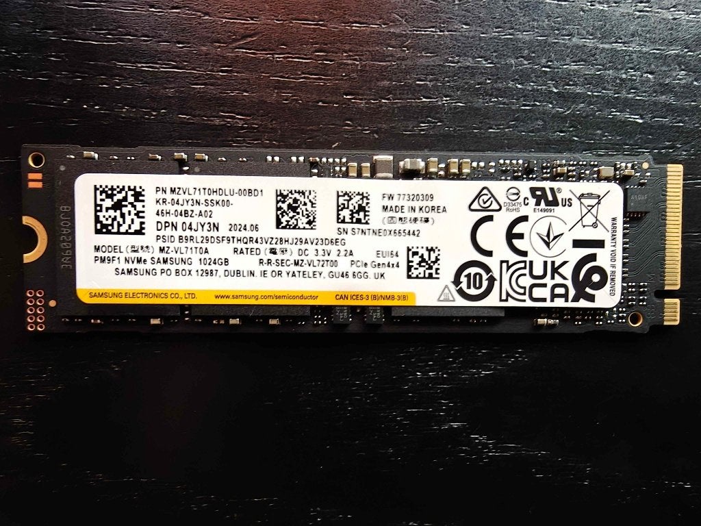 Samsung SSD M.2 1TB PM9A1, Computers en Software, Ophalen, Intern, SSD, Zo goed als nieuw
