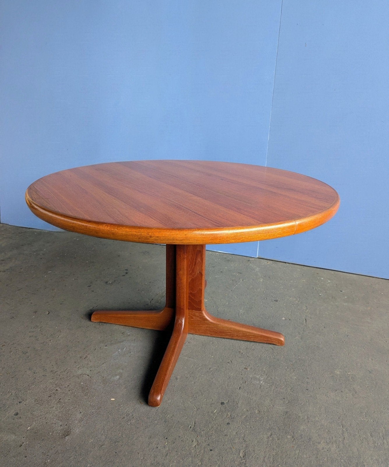 Vintage Danish teak extendable dining table, Glostrup 1960s, Huis en Inrichting, Gebruikt, 100 tot 150 cm, 200 cm of meer, Ophalen of Verzenden