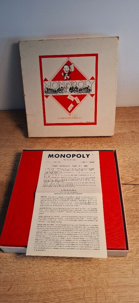 monopoly vintage nederlandse editie, Ophalen, Gebruikt, Onbekend, Onbekend
