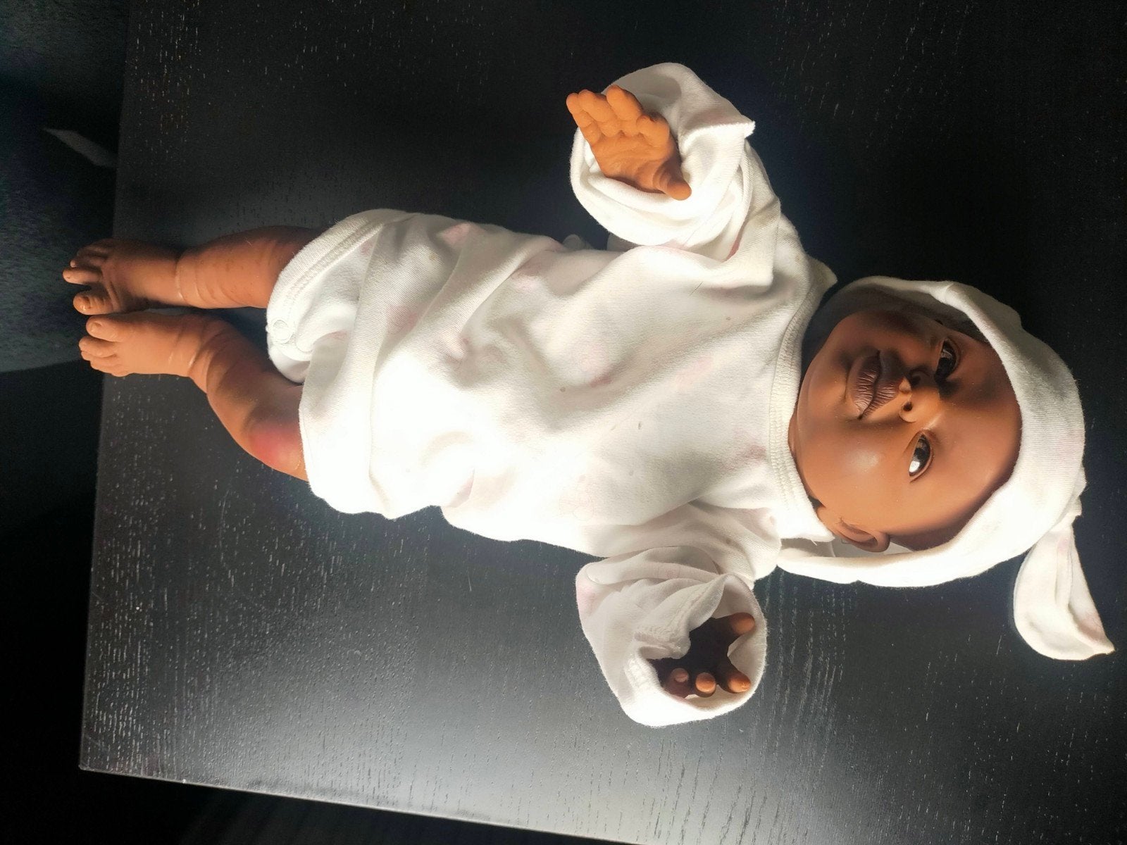 BABYPOP, Net echt,lengte 54 cm,licht getint ,zgan, Ophalen of Verzenden, Zo goed als nieuw, Hondenjas