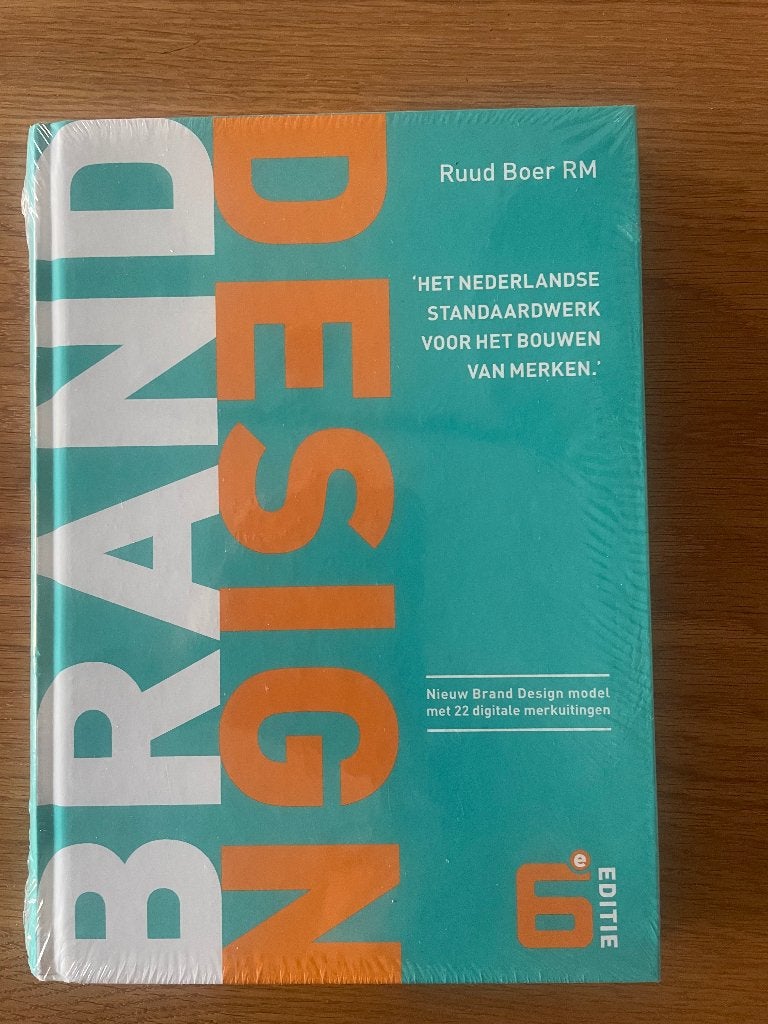 Boek Brand design 6e editie - Ruud Boer, Pearson, Verzenden, Nieuw, Economie en Marketing