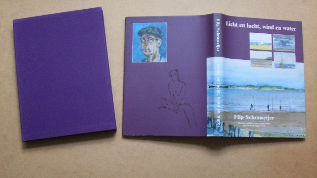 SCHRAMEIJER ; fraaie complete set ; boek, ets, Ophalen of Verzenden, Ets, Gesigneerd