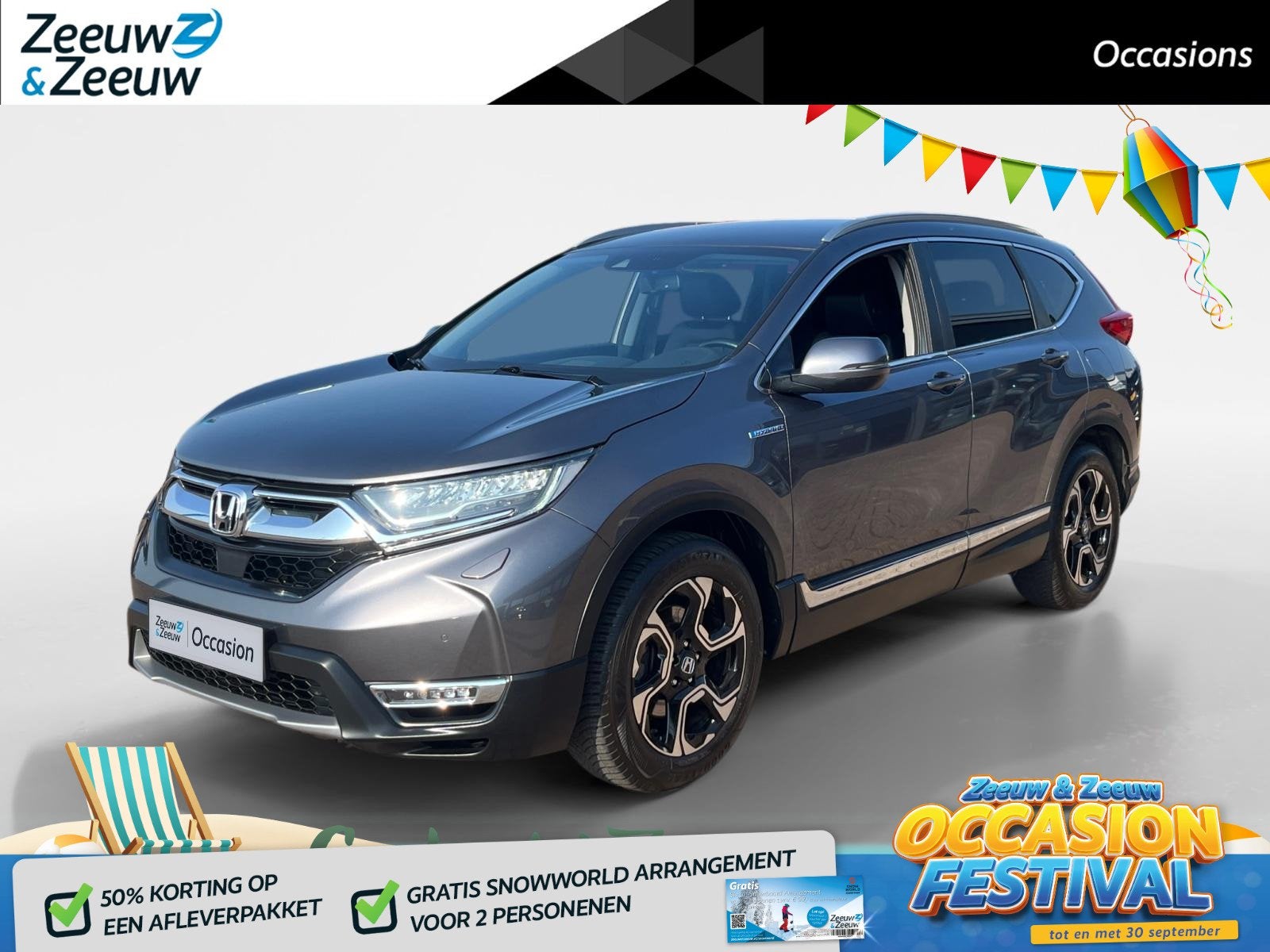 Honda CR-V 2.0 Hybrid Comfort *Automaat*Navi+Camera*Climate, Auto's, Dealer onderhouden, Gebruikt, 4 cilinders, Bedrijf