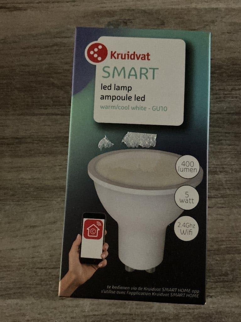 Kruidvat Smart LED Lamp GU10 - Warm/Koel Wit, Led-lamp, Instelbaar wit, GU10, Nieuw