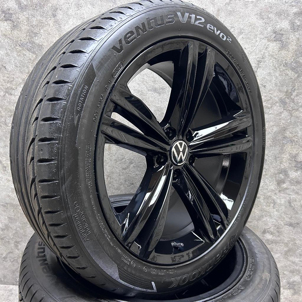 19 inch originele Sebring velgen + zomerbanden VW Tiguan, 19 inch, Gebruikt, 255 mm, Banden en Velgen