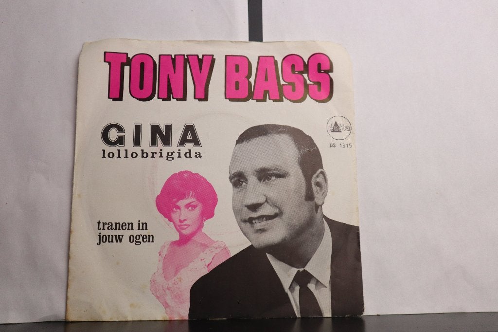 Tony bass en Gina lollobrigida - Tranen jouw ogen, Ophalen of Verzenden, Zo goed als nieuw, Nederlandstalig