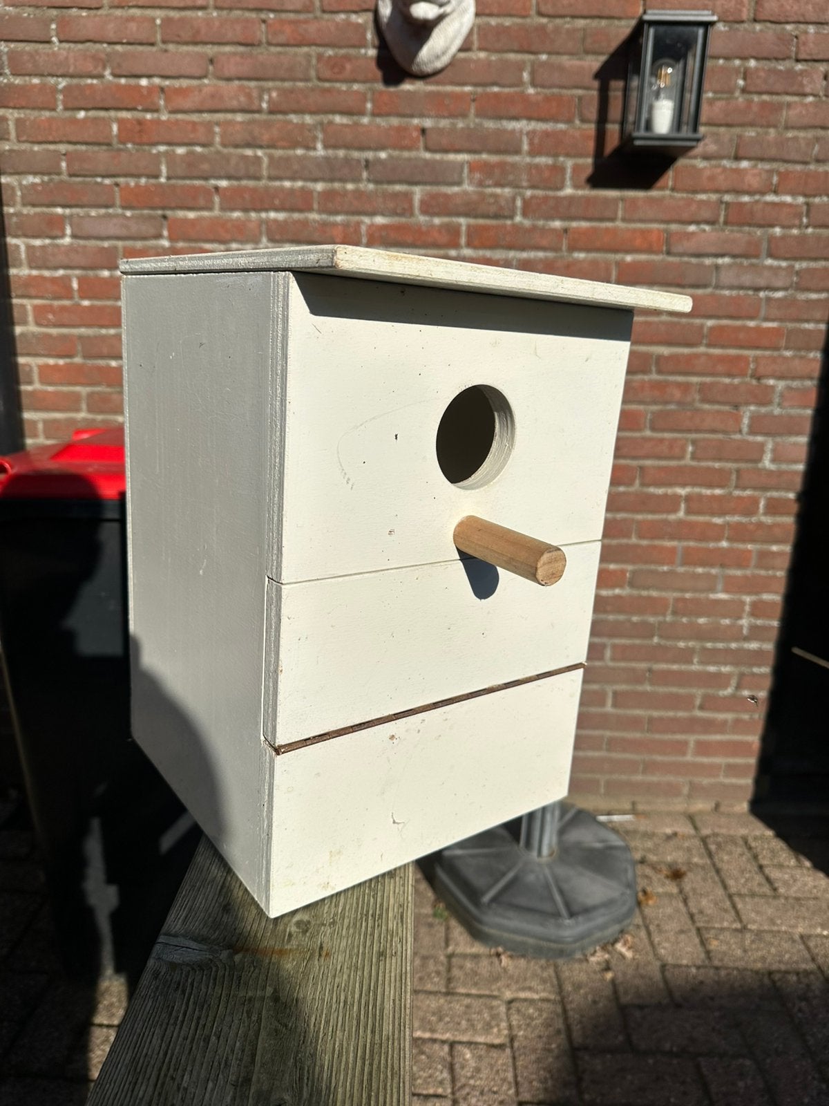 Broedblok voor parkieten, Dieren en Toebehoren, Ophalen of Verzenden, Zo goed als nieuw, Hout, Broedkooi of Kweekkooi