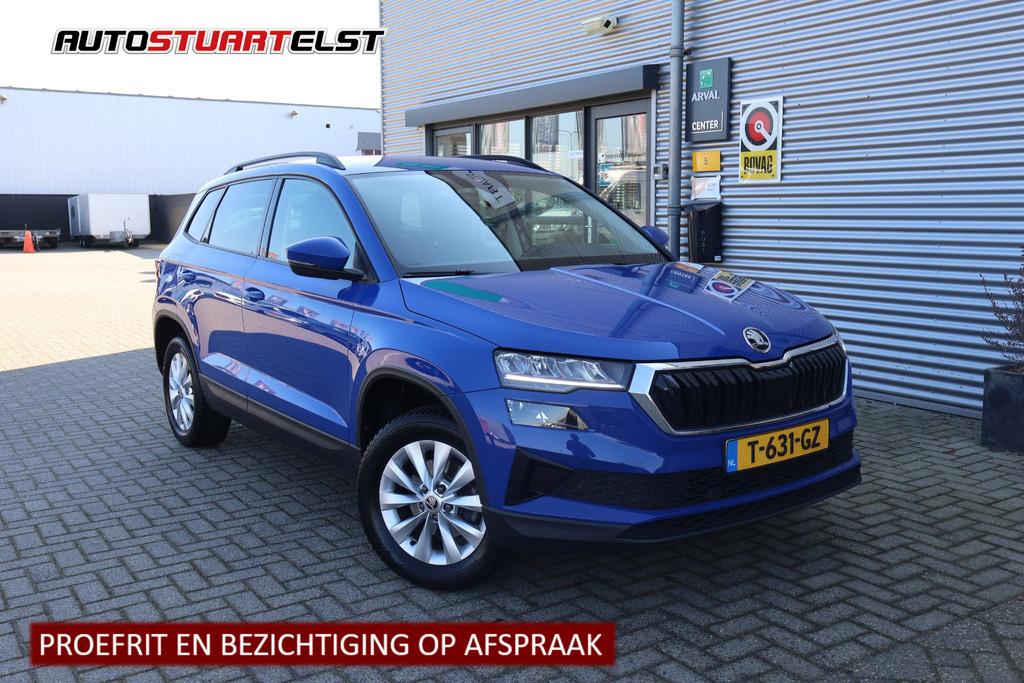Skoda Karoq 1.0 TSI Business Edition 1e Eigenaar | Volledig, Voorwielaandrijving, Stof, Gebruikt, Blauw