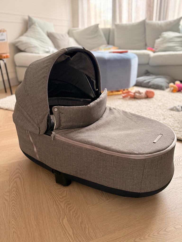 Cybex reiswieg priam manhattan grijs, Ophalen of Verzenden, Zo goed als nieuw, Met reiswieg, Kinderwagen