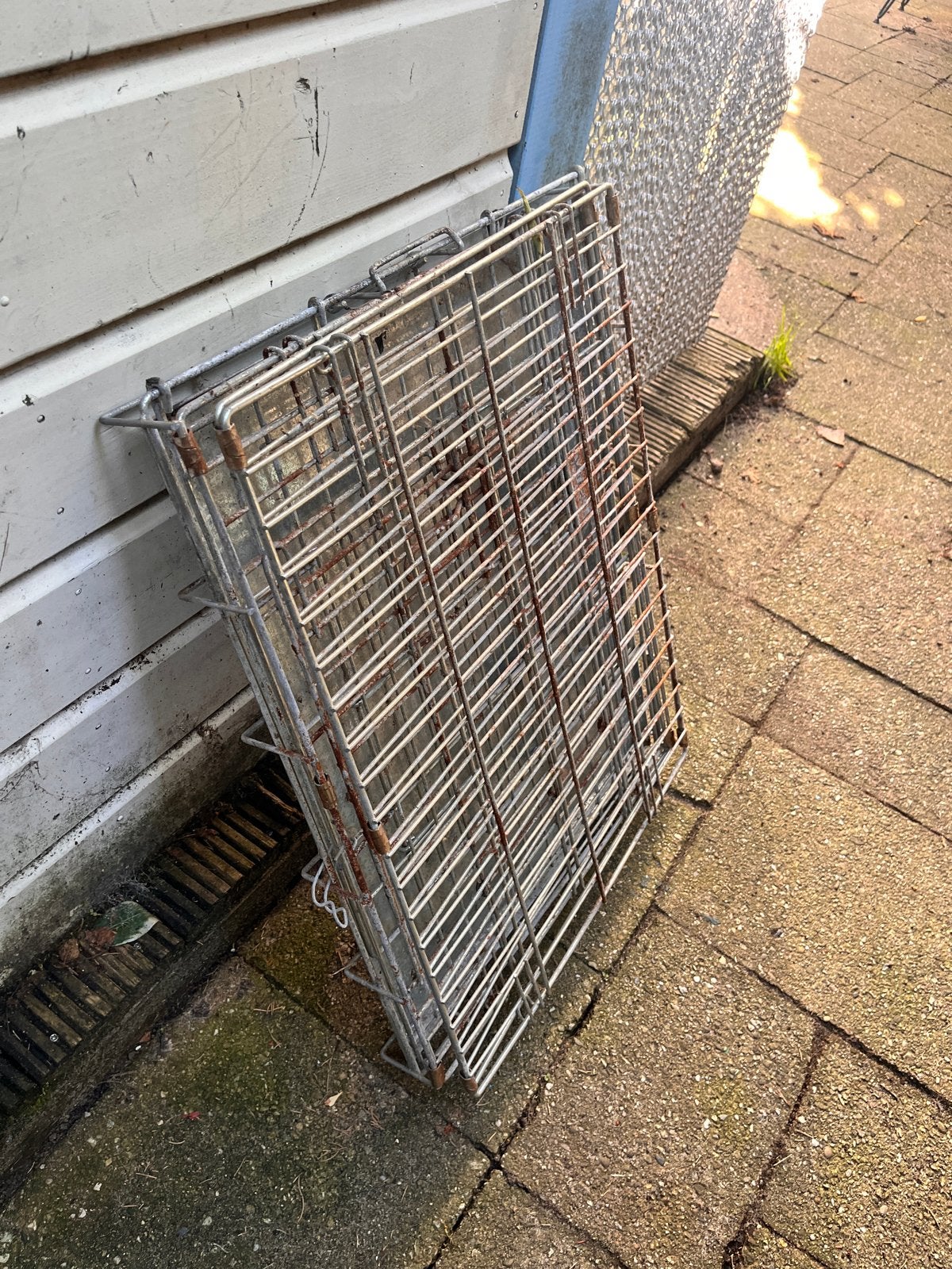 Kleine bench van metaal voor hond. 48x62, Dieren en Toebehoren, Ophalen