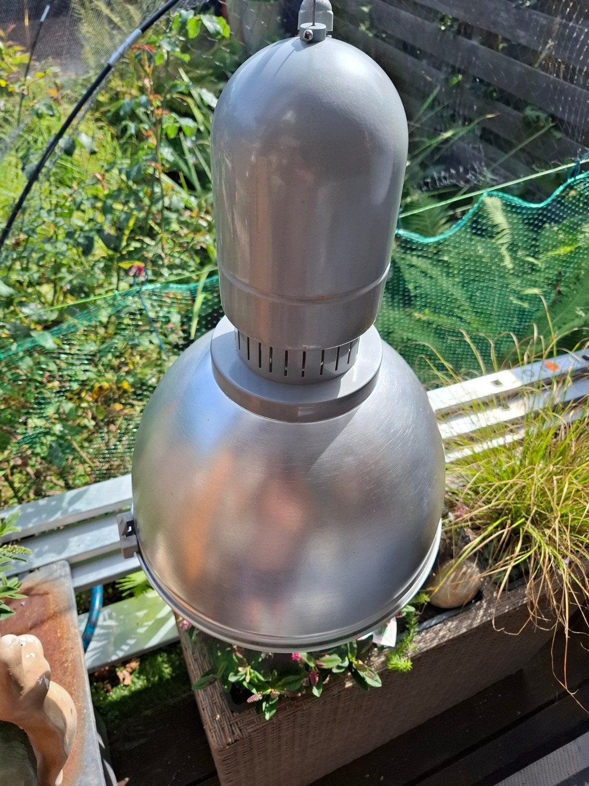 industrieel Biffi Luce hanglamp, Ophalen, Gebruikt, Glas, Industrieel