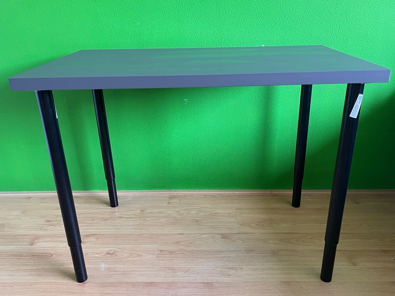 IKEA LINNMON Tafel - Grijs, 100x60 cm, Huis en Inrichting, Bureaus, Gebruikt, Schoolbureau, IKEA, Ophalen