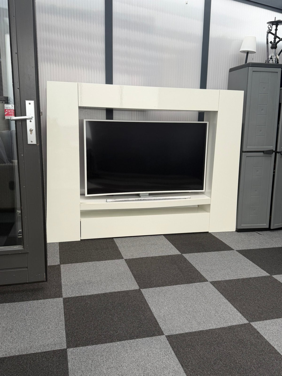 tv meubel, Ophalen, 150 tot 200 cm, Zo goed als nieuw, Minder dan 100 cm