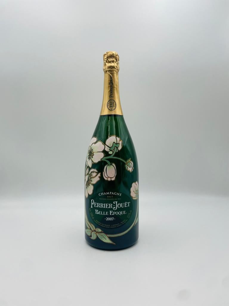 Lege Perrier Jouët Belle Epoque 2007 Champagnefles 1,5L, Ophalen of Verzenden, Gebruikt, Frankrijk, Champagne