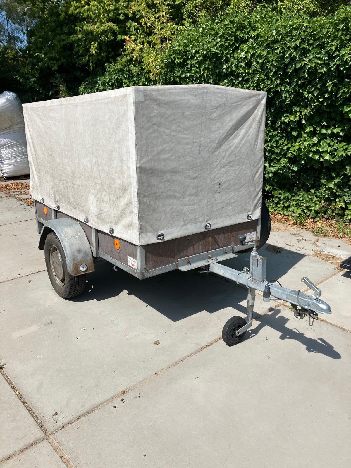 Aanhangwagen met huif, Auto diversen, Aanhangers en Bagagewagens, Ophalen, Gebruikt