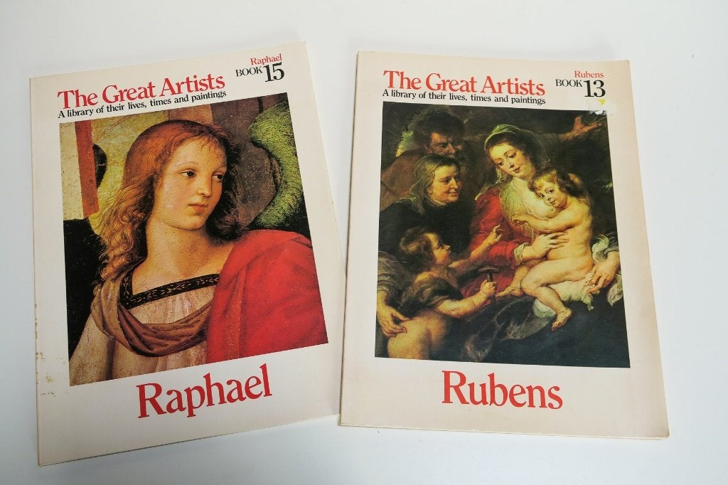 2x The Great Artists: 13 Rubens and 15 Raphael, Ophalen of Verzenden, Gelezen, Schilder- en Tekenkunst