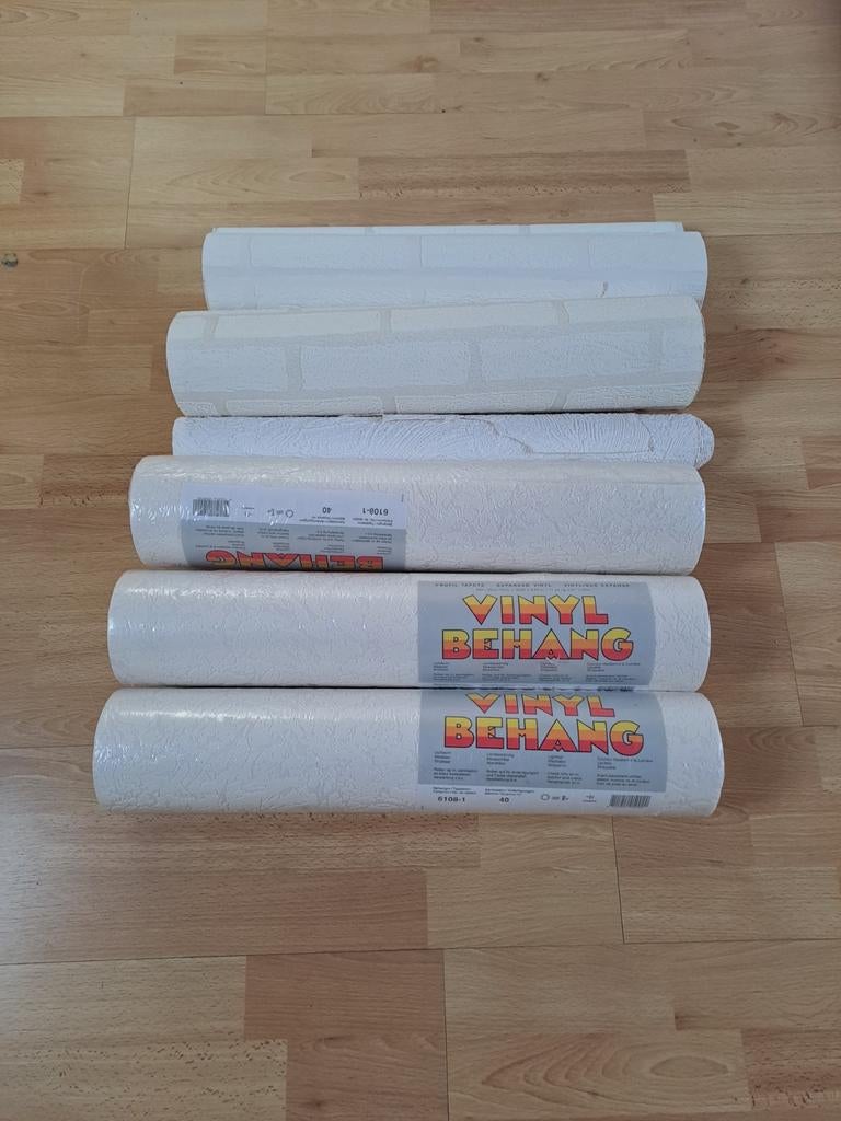 Enkele rollen behang, 2 soorten, Ophalen of Verzenden