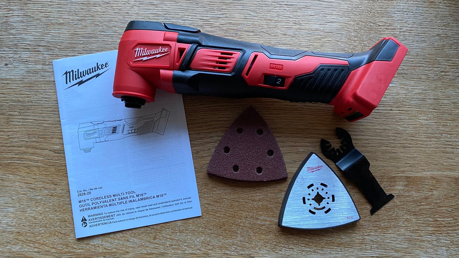 NIEUWE Milwaukee M18 accu multitool, Overige typen, Nieuw, Ophalen of Verzenden, 30 tot 70 mm