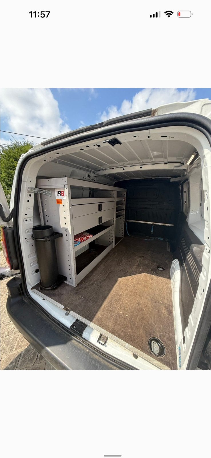 LRB bestelbus kast (bedrijfswagen inrichting), Ophalen, Nieuw