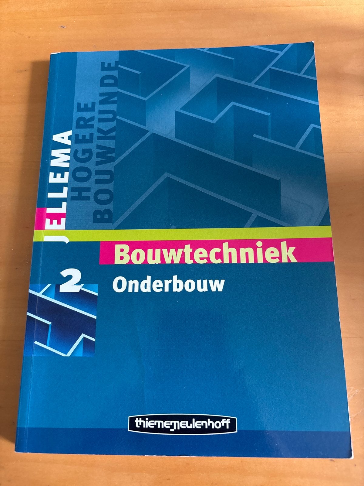 Jellema Hogere Bouwkunde Bouwtechniek 2 Onderbouw, Verzenden, Beta, Gelezen, HBO