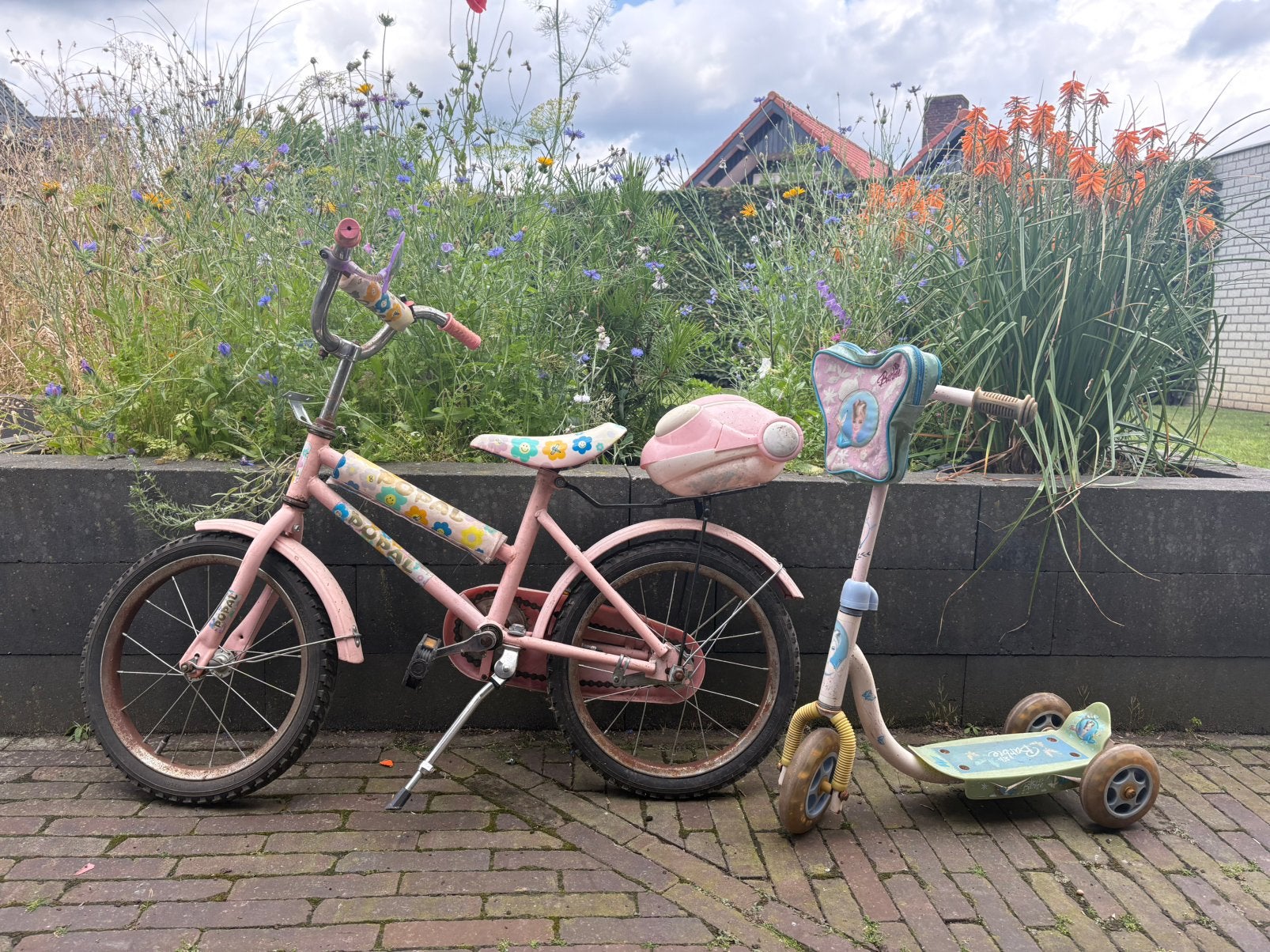 GRATIS - fietsje en step (niet los), Ophalen, Zo goed als nieuw, 14 inch of minder
