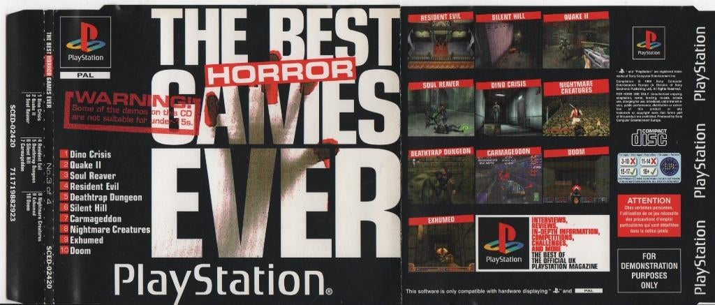 the best horror games ever playstation 1 demo, Overige genres, 1 speler, Ophalen of Verzenden, Zo goed als nieuw