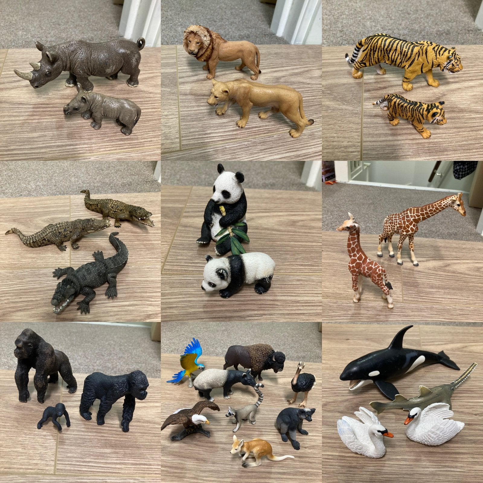Mooie schleich dieren, Verzamelen, Ophalen of Verzenden, Zo goed als nieuw, Beeldje of Figuurtje